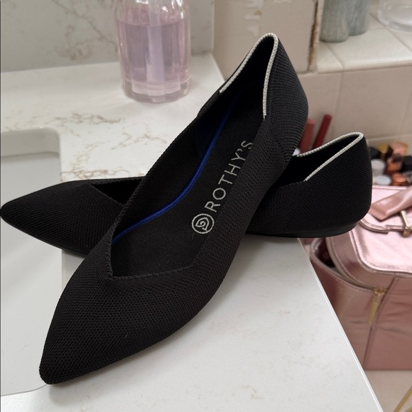 Rothy's Black and Blue Women's Flats - Picture 2 of 5